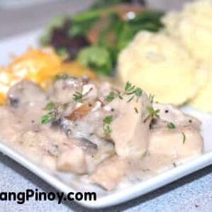 Creamy Chicken with Mushroom Recipe