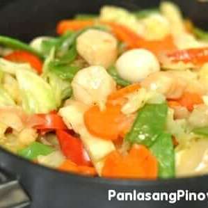 Scallop Chop Suey Recipe