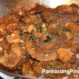 Lengua Con Setas Recipe