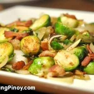 Sauteed Brussels Sprouts with Bacon Recipe