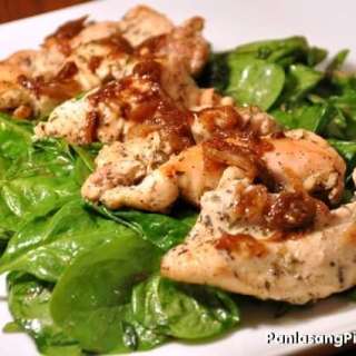 Grilled Chicken and Spinach Salad Recipe