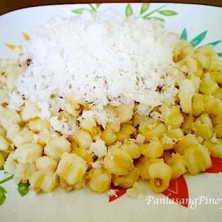 Binatog Recipe (Boiled white corn kernels with Shredded Coconut)