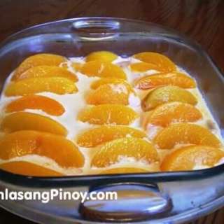 Peach Refrigerator Cake