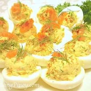 Deviled Egg with Salmon Recipe
