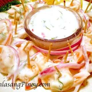 Marinated Shrimp with Lemon Dill Sauce