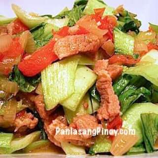 Ginisang Pechay (Sautéed Bok Choy)