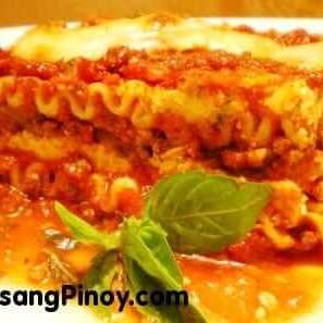 Homemade Lasagna Recipe