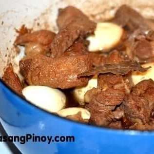 Pork Adobo with Boiled Eggs