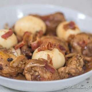 Bacon and Egg Chicken Adobo