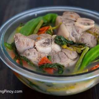 Sinigang na Pata with Gabi