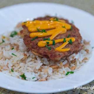 Chicken Adobo Fried Rice and Tortang Corned Beef