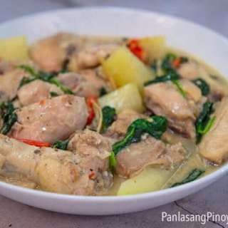 Ginataang Manok with Papaya