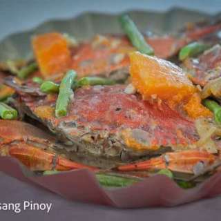 Ginataang Alimasag with Sitaw at Kalabasa