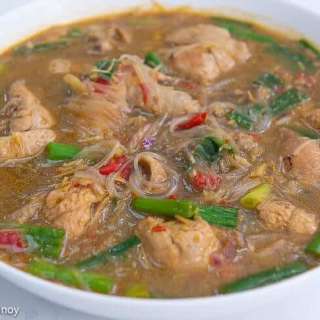 Spicy Sotanghon Chicken Soup