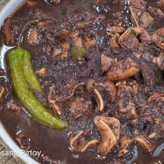 Pork Dinuguan Isaw at Tenga ng Baboy