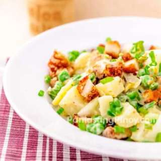 Fried Chicken Potato Salad