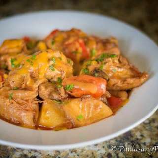 Cheesy Chicken Afritada Recipe