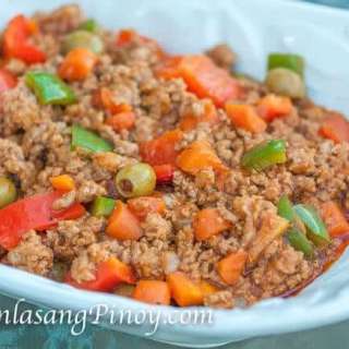 Pork Giniling Kaldereta Recipe
