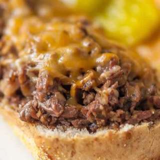 Crock Pot Beef Stew Sandwich