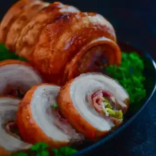 Crispy Lechon Belly with Bacon
