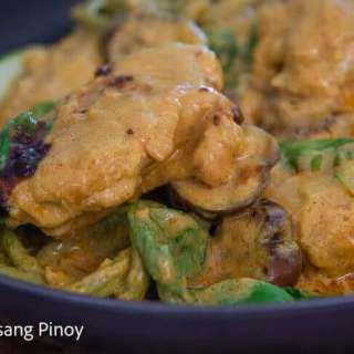 Chicken Kare-kare sa Gata