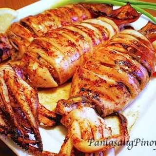 Inihaw na Pusit Recipe (Grilled Squid)
