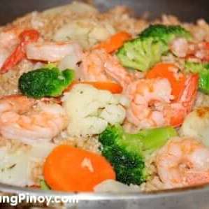 Shrimp and Vegetable Fried Rice Recipe