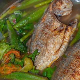Dinengdeng with Fried Fish Recipe