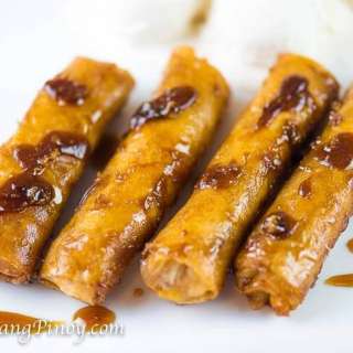 Mini Turon Recipe (Banana Lumpia with Caramel)
