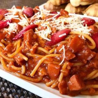 Filipino Style Spaghetti