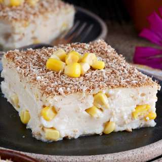 Maja Blanca (Coconut Milk Pudding with corn)