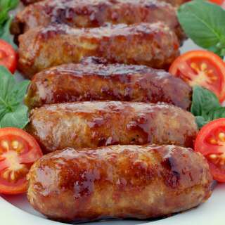 Longganisa Hamonado (Filipino sweet sausage)