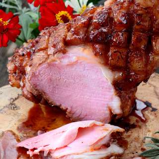 Homemade Ham with Pineapple Glaze (Hamon Recipe)