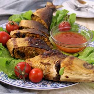 Rellenong Bangus (Stuffed Milkfish)