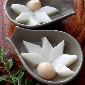 Deliciously Easy Almond Jelly with Lychees