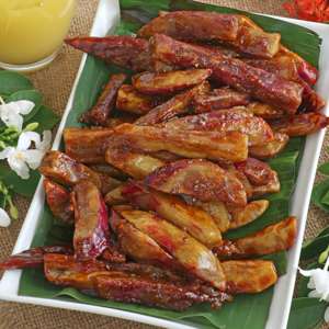 Kamote Cue and Fries