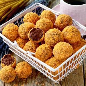 Choco Butternut Donut Balls Recipe