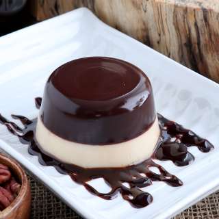 Chocolate and Milk Jelly Pudding