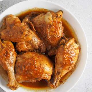 Chicken Adobo with Liver Spread