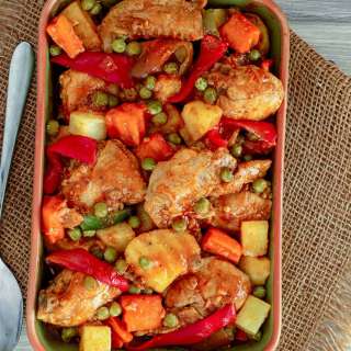 Pineapple Chicken Afritada