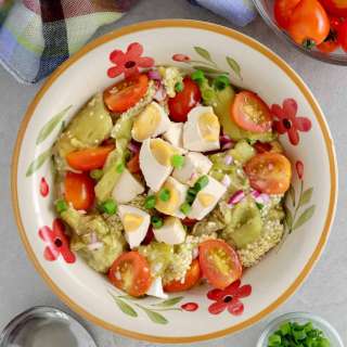 Tomato, Grilled Eggplant and Salted Egg Salad