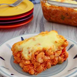 Filipino-style Chicken Baked Macaroni