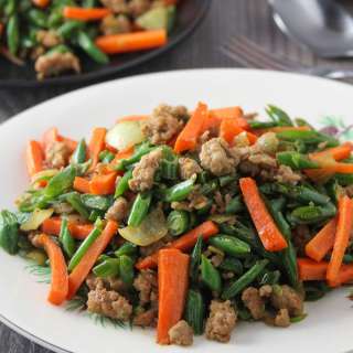 Pork and Green Bean Stir-fry