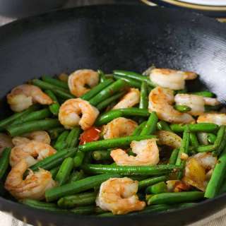 Green Bean and Shrimp Stir-fry