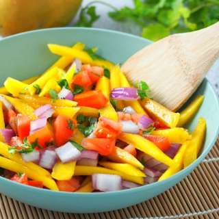Filipino Mango and Tomato Salad