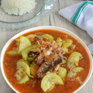 Ginisang Upo at Sardinas