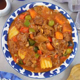 Kalderetang Kambing