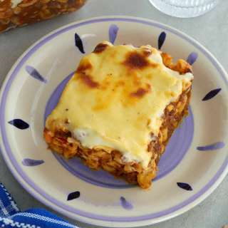 Baked Macaroni with Cheese Topping