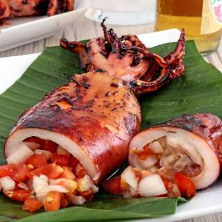 Inihaw na Pusit (Grilled Squid)