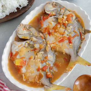 Pinangat na Pompano
